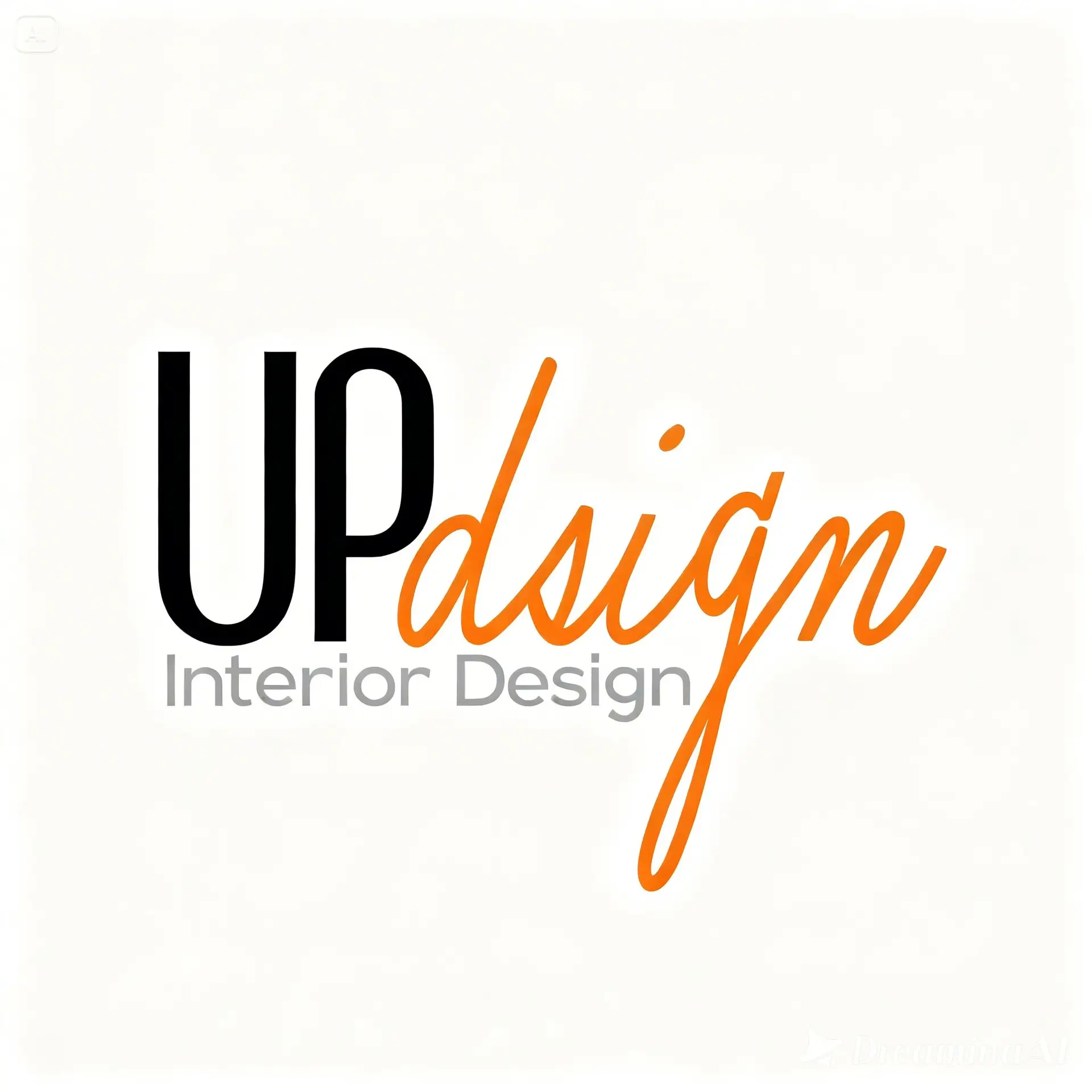 Logo UPDSIGN jasa desain interior dan furniture